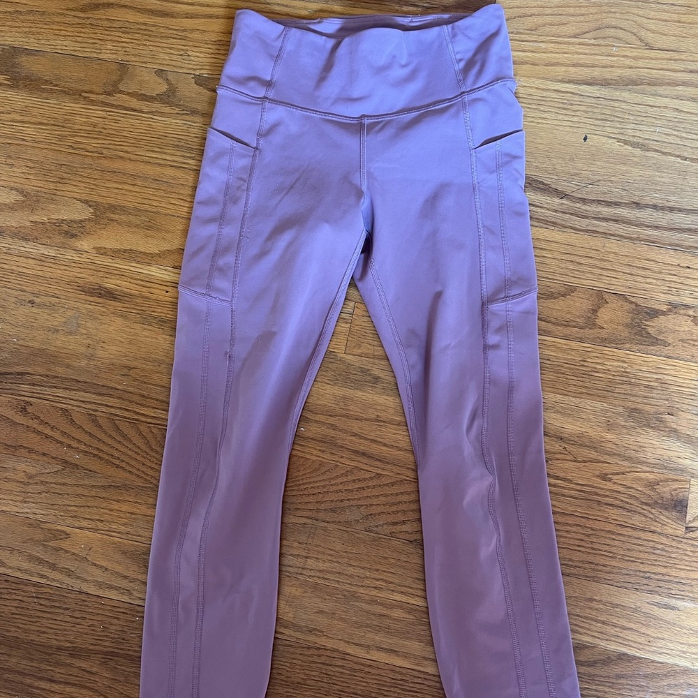 Athleta Faded Purple Ultimate Stash 7/8 Tight Leggings | Size Small